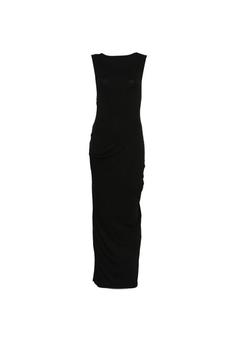 abito lungo drape donna nero ENTIRE STUDIOS | ESSS26DR012430015